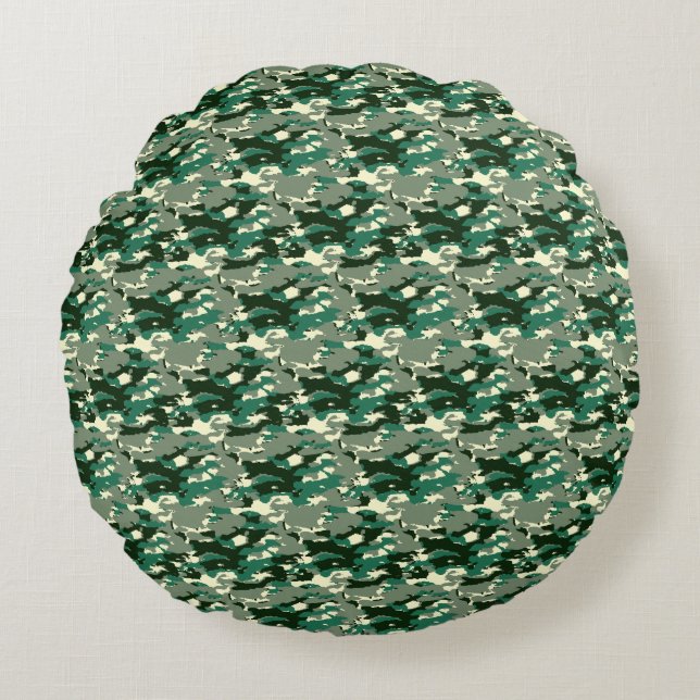 Coussins Ronds Conception de texture abstraite moderne (Devant)