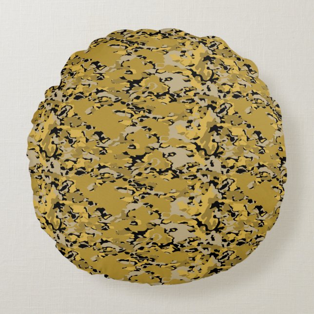 Coussins Ronds Conception de texture abstraite moderne (Devant)