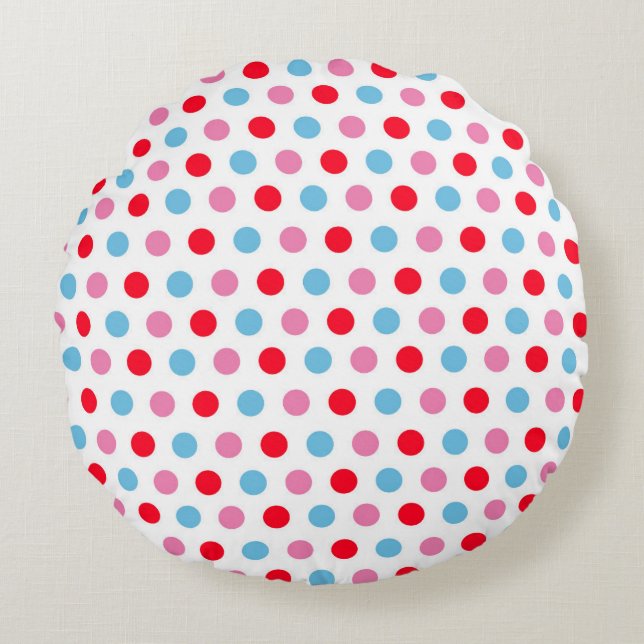 Coussins Ronds Conception de texture abstraite moderne  (Devant)