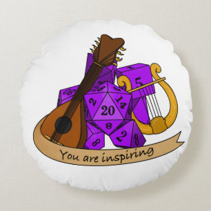 Coussins Ronds Conception des dés de série