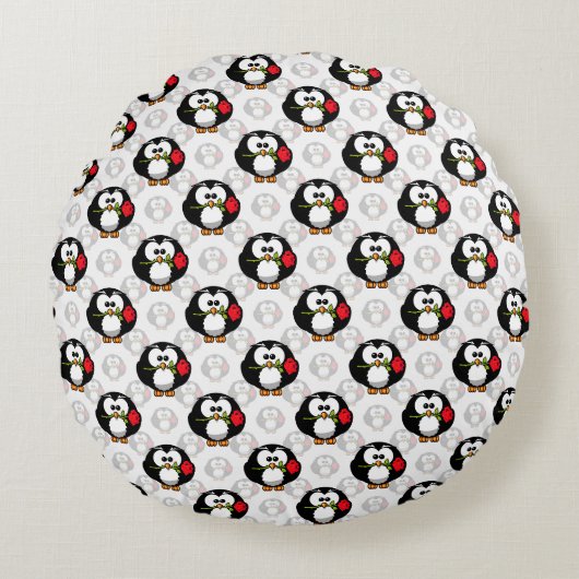 Coussins Ronds Conception d'impression de motif de surface de man (Devant)