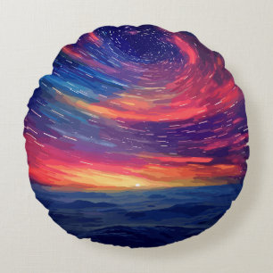 Coussins Ronds Constellation cosmique