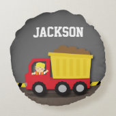 Coussins Ronds Constructeur de construction de camion de vidange  (Dos)