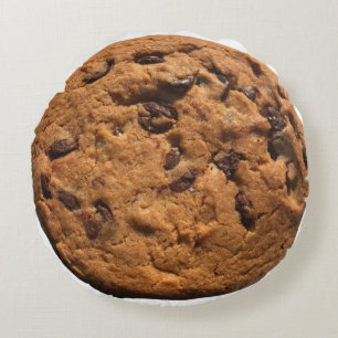 Coussins Ronds cookie à puce à chocolat