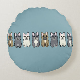 Coussins Ronds Copains Frenchie