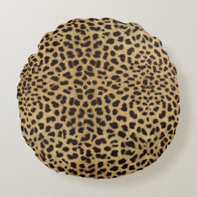 Coussins Ronds Copie de guépard (Devant)