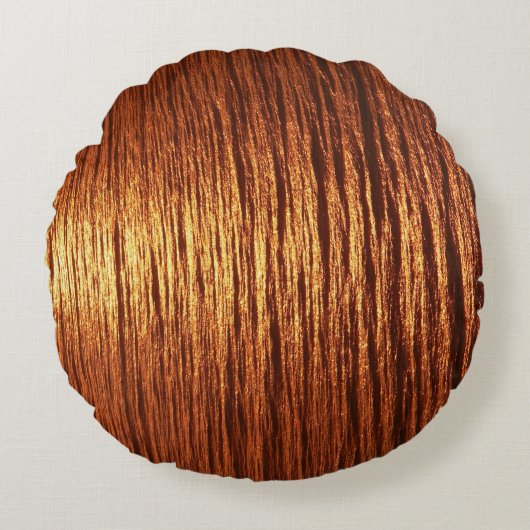 Coussins Ronds Copper sea pattern (Devant)