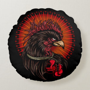 Coussins Ronds Coq de boîte