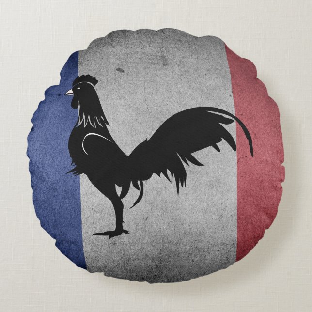 Coussins Ronds Coq français (Devant)