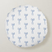 Coussins Ronds Coquette Little Bow Blue Grandmillenium (Dos)