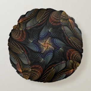 Coussins Ronds Coquillages Abstraits