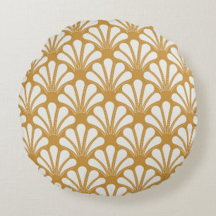Coussins Ronds Coquille géométrique Art déco