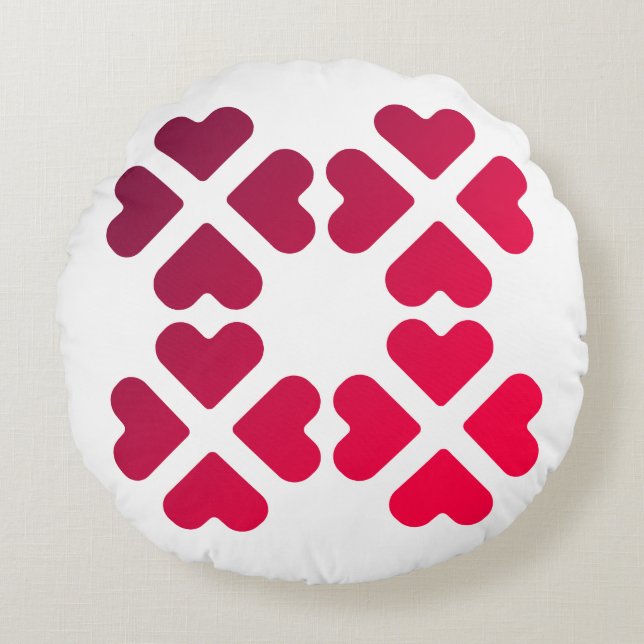 Coussins Ronds corazones de amor (Devant)