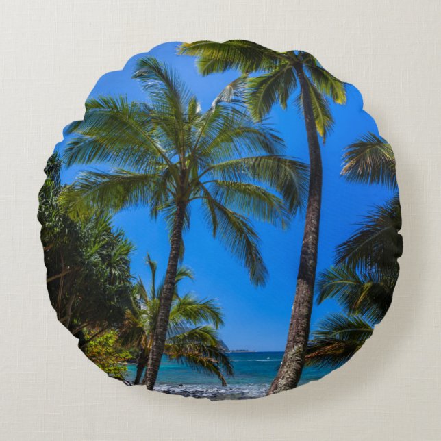 Coussins Ronds Côte tropicale 2 (Devant)