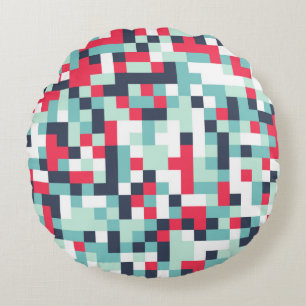 Coussins Ronds Couleur Arrière - plan demi-ton. Tex multicolore A