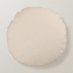 Coussins Ronds Couleur unie amande