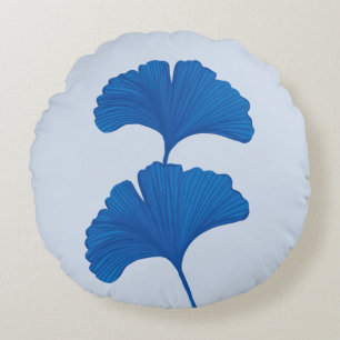 Coussins Ronds Couleurs Arrière - plans personnalisables Blue Gin