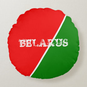 Coussins Ronds Couleurs du drapeau national biélorusse