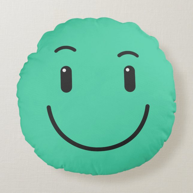 Coussins Ronds Coupe d'oreiller de lancement de texte personnalis (Devant)