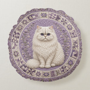 Coussins Ronds Couvre-lit pour chat persan