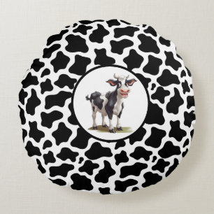 Coussins Ronds Cow