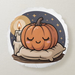 Coussins Ronds Cozy Pumpkin Dream Pillow