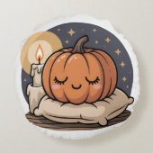 Coussins Ronds Cozy Pumpkin Dream Pillow (Dos)