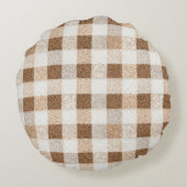 Coussins Ronds Cozy Warm Christmas Gingerbread Cookies (Dos)