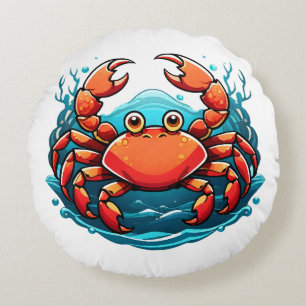 Coussins Ronds crabe-drole