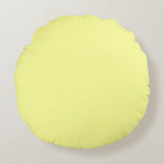 Coussins Ronds Craie jaune (Devant)