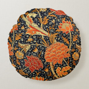 Coussins Ronds Cray, célèbre motif de William Morris