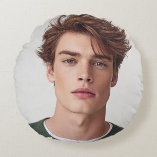 Coussins Ronds Créez votre propre photo personnalisée