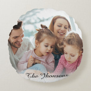 Coussins Ronds Créez Votre Propre Photo Personnalisée DIY