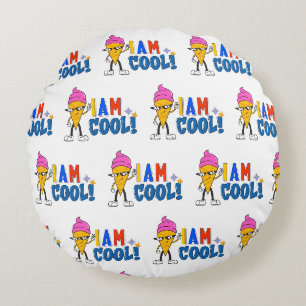 Coussins Ronds Crème glacée cool Iam