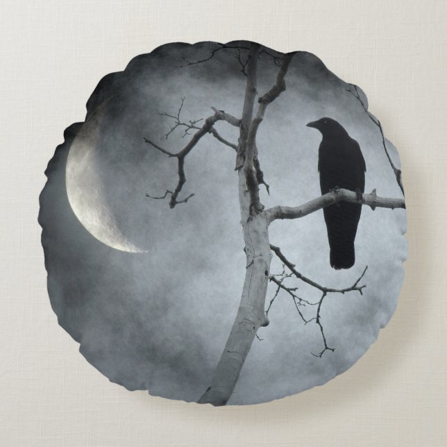 Coussins Ronds Croc de lune de croissant (Devant)