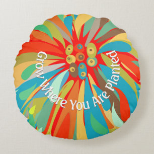 Coussins Ronds Croissance Là Où Vous Avez Planté Chrysanthemum