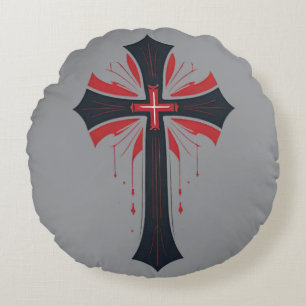 Coussins Ronds Croix saignante