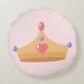 Coussins Ronds Crown & Carriage Coronet Accent (Dos)