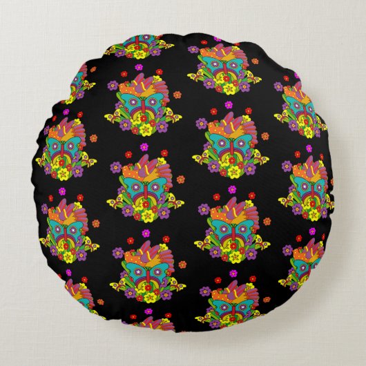 Coussins Ronds Crystal Tipps et Alistair (Devant)