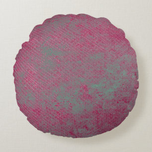 Coussins Ronds Cuir Abstrait à texture grunge