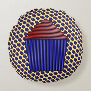 Coussins Ronds Cupcake par Kenneth Yoncich