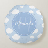 Coussins Ronds Cute Blue Sky (Devant)