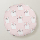 Coussins Ronds Cute Kittens (Dos)