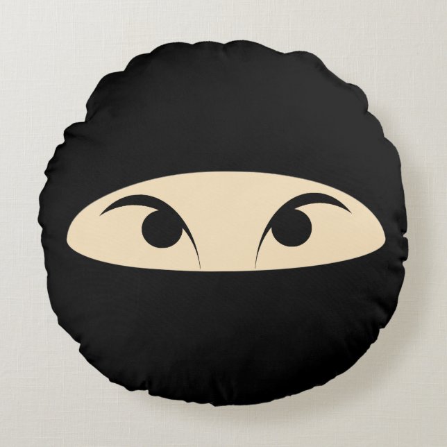 Coussins Ronds Cute Ninja (Devant)