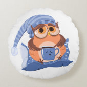 Coussins Ronds Cute Owl (Devant)