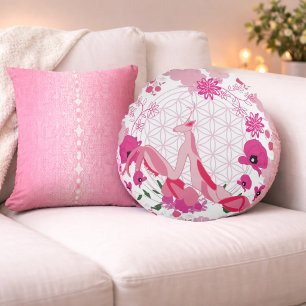 Coussins Ronds Dali Bloom – Couleur du Cœur
