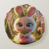 Coussins Ronds Dame de lapin (Dos)