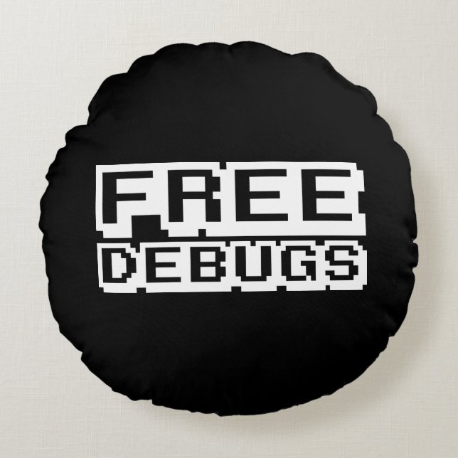 COUSSINS RONDS DEBUGS GRATUITS (Devant)