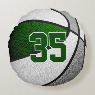 Coussins Ronds décoration de la salle de basketball dans les tons