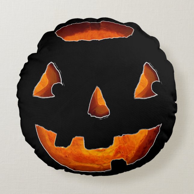 Coussins Ronds Décoration Halloween (Devant)